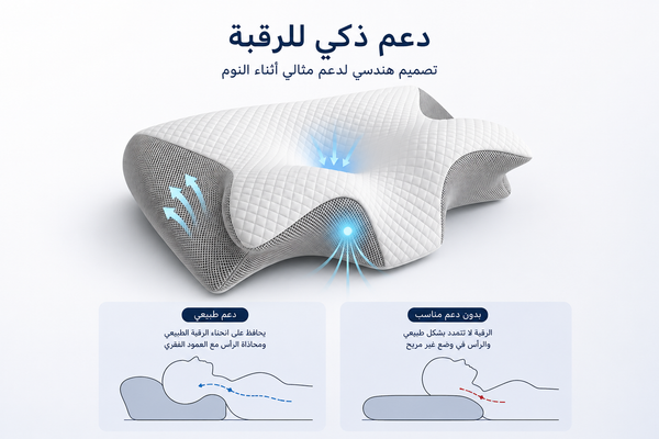 وسادة الذاكرة الفراشة للنوم المريح